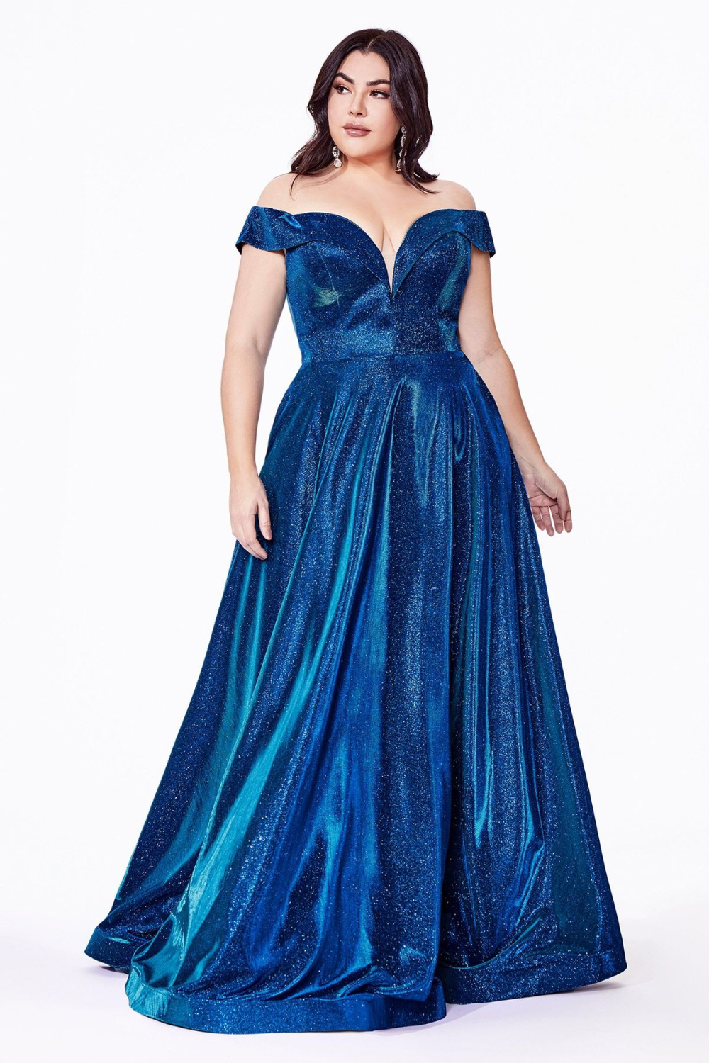 긴 드레스 네이비블루 색상 이미지-S15L4